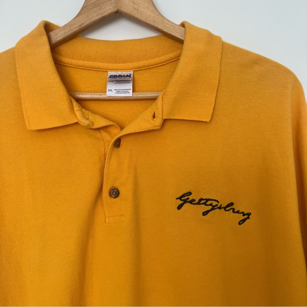 Vintage Yellow Gettsburg Polo Shirt